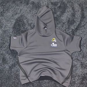 NFL RAMS SUPERBOWL SHORT SLEEVE HOODIE